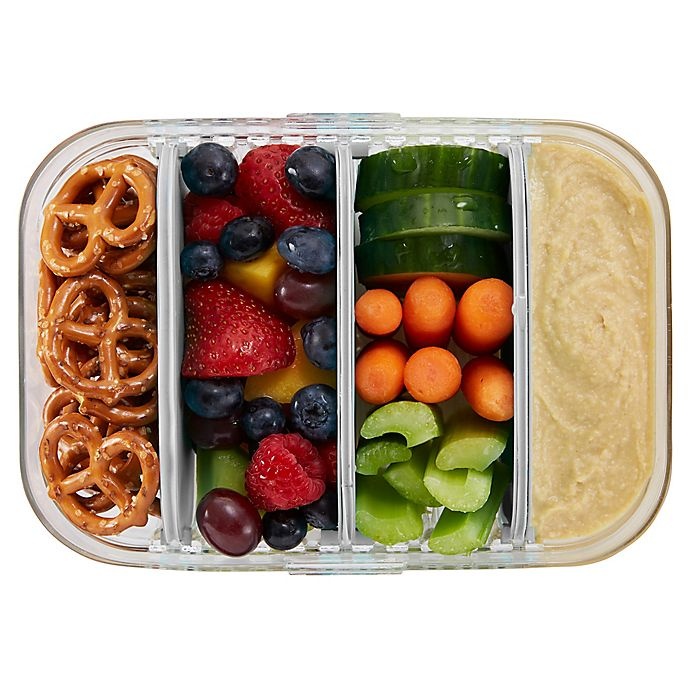slide 10 of 11, PackIt Mod Lunch Bento Box - Grey, 1 ct