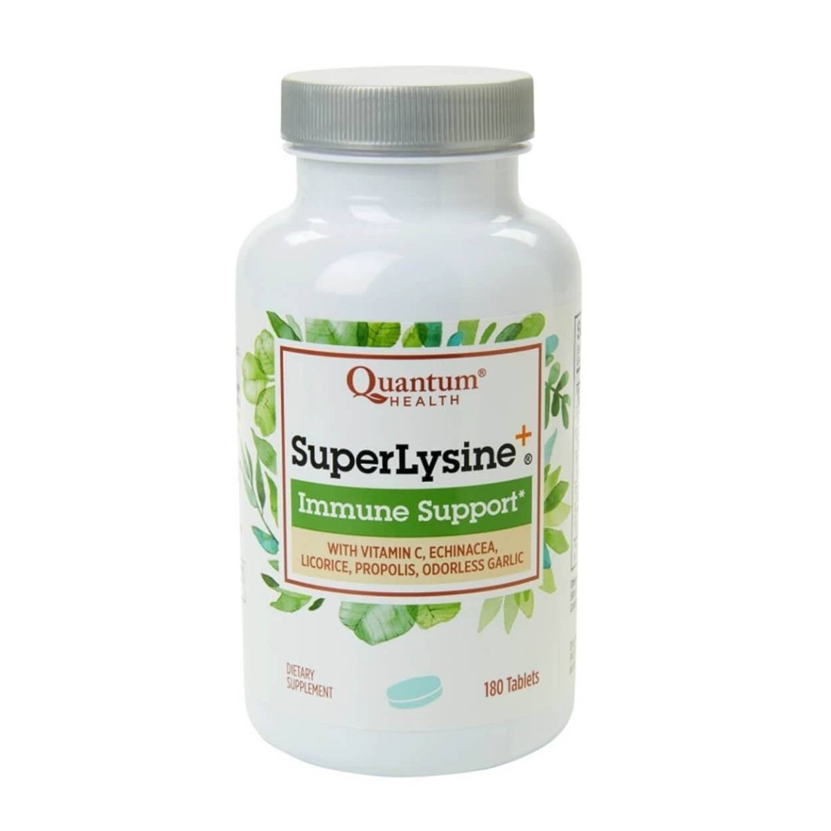 slide 1 of 1, Quantum Health Super Lysine Immune System Supplement, 180 ct