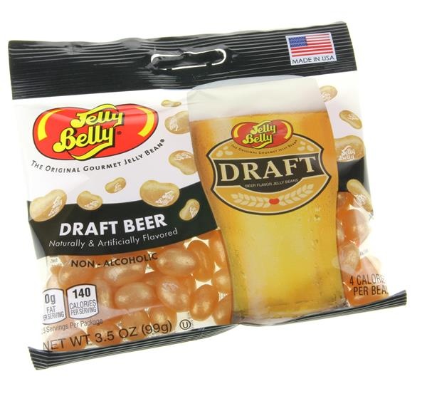 slide 1 of 1, Jelly Belly Candy Company Jelly Belly Gourmet Jelly Beans Draft Beer Nonalcoholic, 3.5 oz