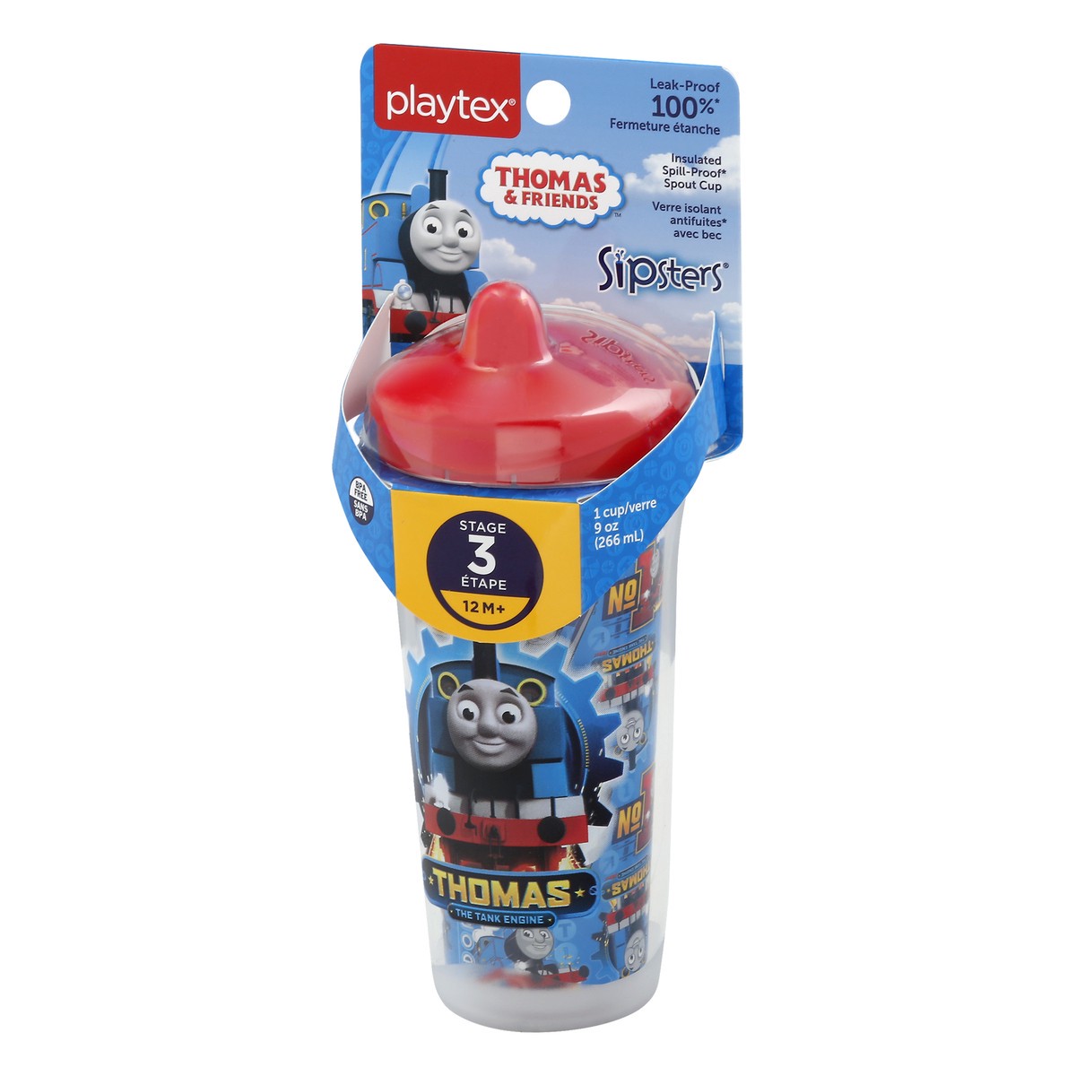 slide 3 of 9, Playtex Insulated Spout Cup Thomas & Friends, 1 ct