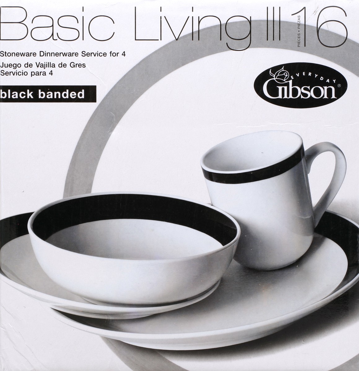 slide 2 of 4, Gibson Home Dinnerware Set 16 ea, 16 ct