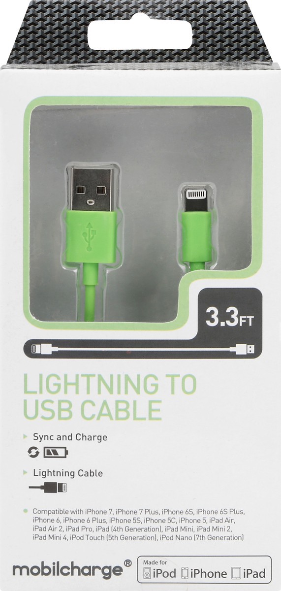 slide 1 of 7, MobileCharge Cable 1 ea, 1 ct