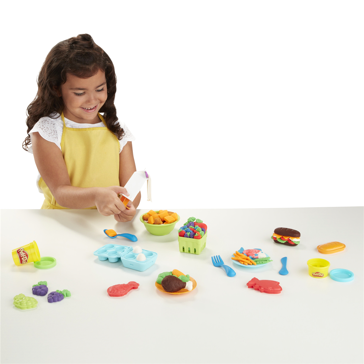 slide 3 of 8, Hasbro Play-Doh Kitchen Creations Grocery Goodies Set, 21 ct