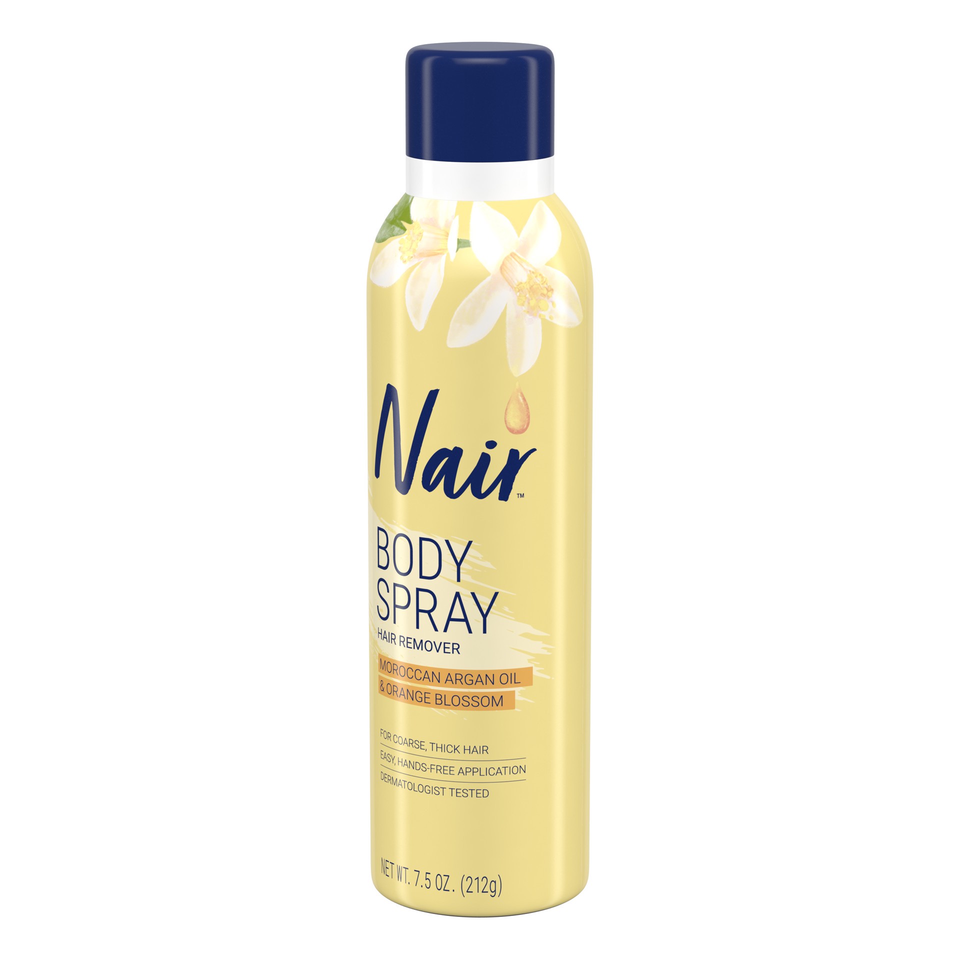 slide 2 of 5, Nair Hair Remover Nourish Sprays Away Moroccan Argan Oil, 7.5 oz., 7.5 oz