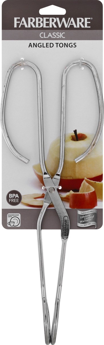 slide 1 of 5, Farberware Classic Angle Tongs, 1 ct