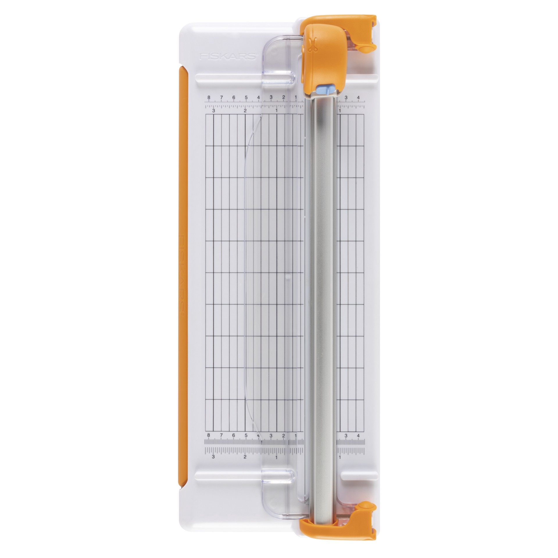 slide 5 of 9, Fiskars Deluxe Scrapbooking Rotary Paper Trimmer, 1/4 in