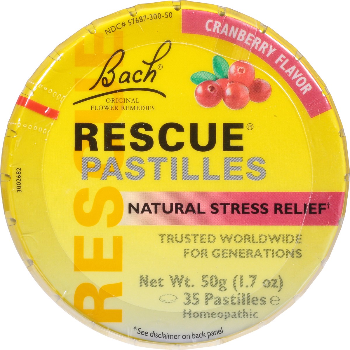 slide 3 of 11, Bach Original Flower Remedies Rescue Cranberry Flavor Natural Stress Relief 35 Pastilles, 35 ct