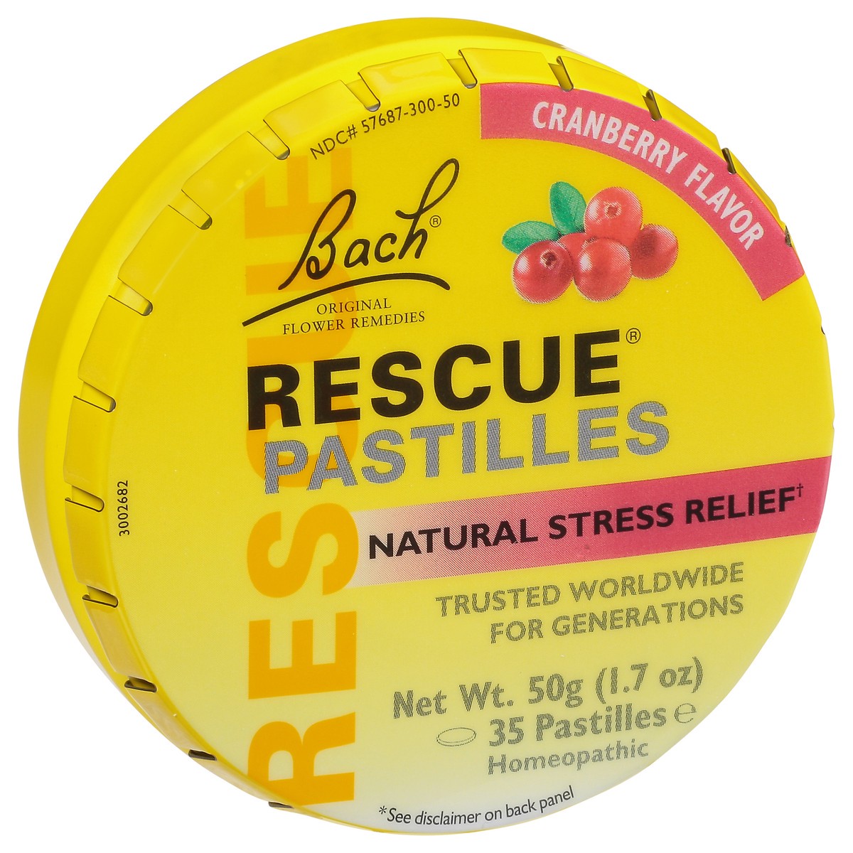 slide 10 of 11, Bach Original Flower Remedies Rescue Cranberry Flavor Natural Stress Relief 35 Pastilles, 35 ct