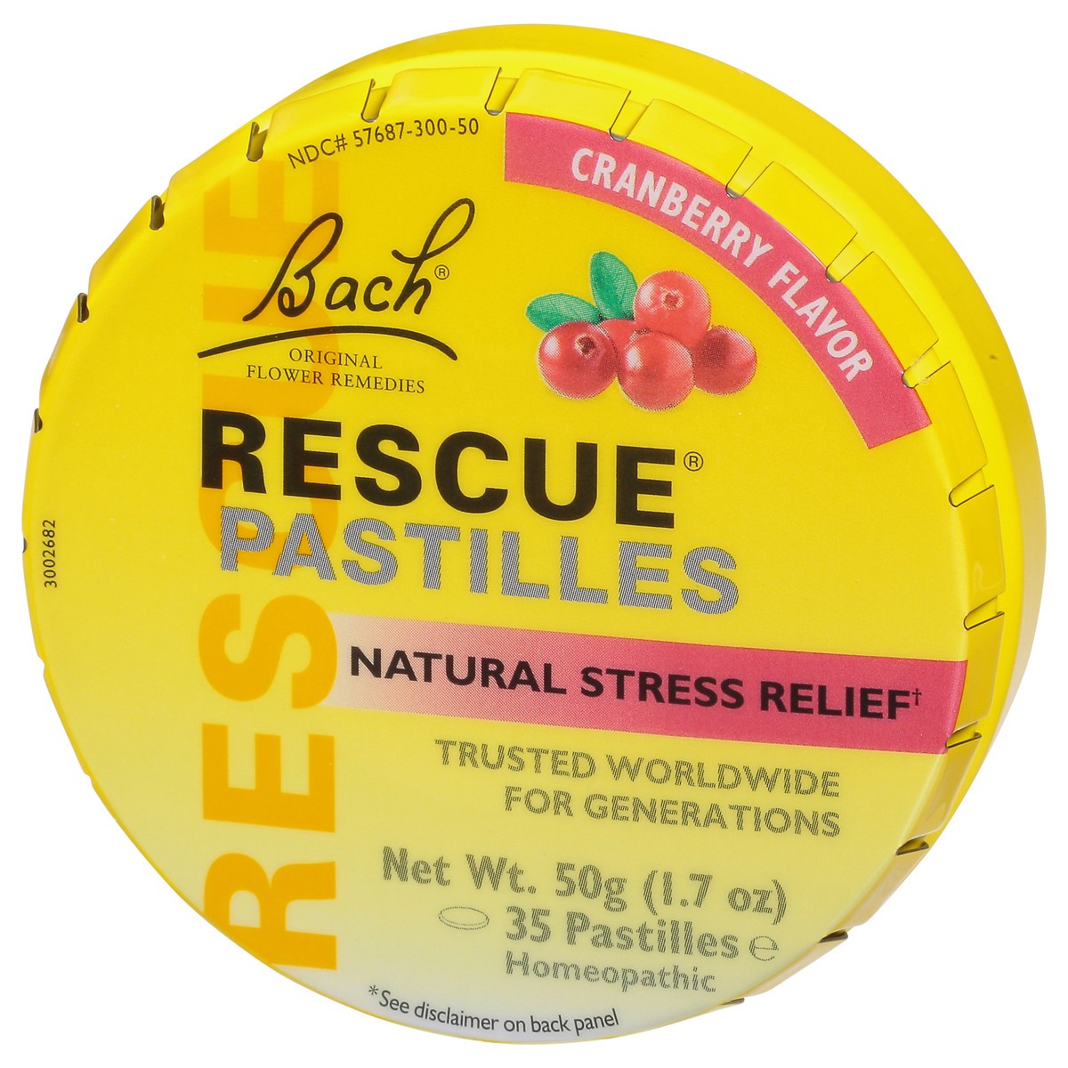 slide 5 of 11, Bach Original Flower Remedies Rescue Cranberry Flavor Natural Stress Relief 35 Pastilles, 35 ct