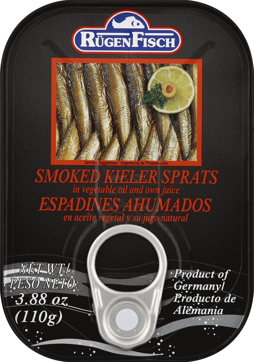 slide 2 of 4, Rugen Fisch Smoked Sprats, 3.88 oz