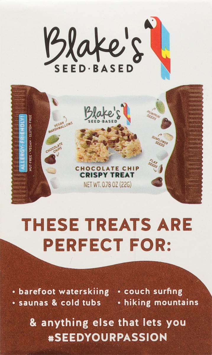 slide 7 of 13, Blake's Seed Based Chocolate Chip Crispy Treats 6 - 0.78 oz Treats, 6 ct