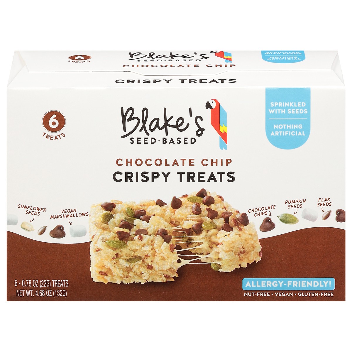 slide 8 of 13, Blake's Seed Based Chocolate Chip Crispy Treats 6 - 0.78 oz Treats, 6 ct
