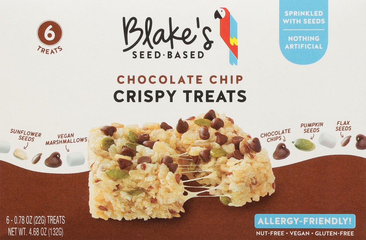 slide 4 of 13, Blake's Seed Based Chocolate Chip Crispy Treats 6 - 0.78 oz Treats, 6 ct