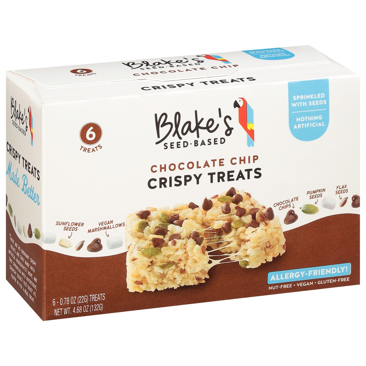 slide 12 of 13, Blake's Seed Based Chocolate Chip Crispy Treats 6 - 0.78 oz Treats, 6 ct
