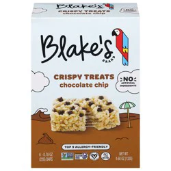 Blake's Chocolate Chip Crispy Treats 6 - 0.78 oz Bars