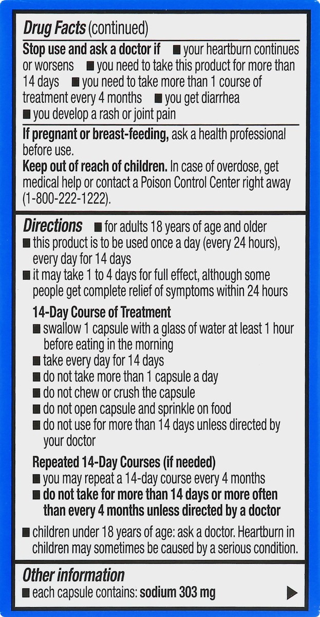 slide 10 of 11, CVS Health Omeprazole Sodium Bicarbonate Capsules, 14Ct, 14 ct