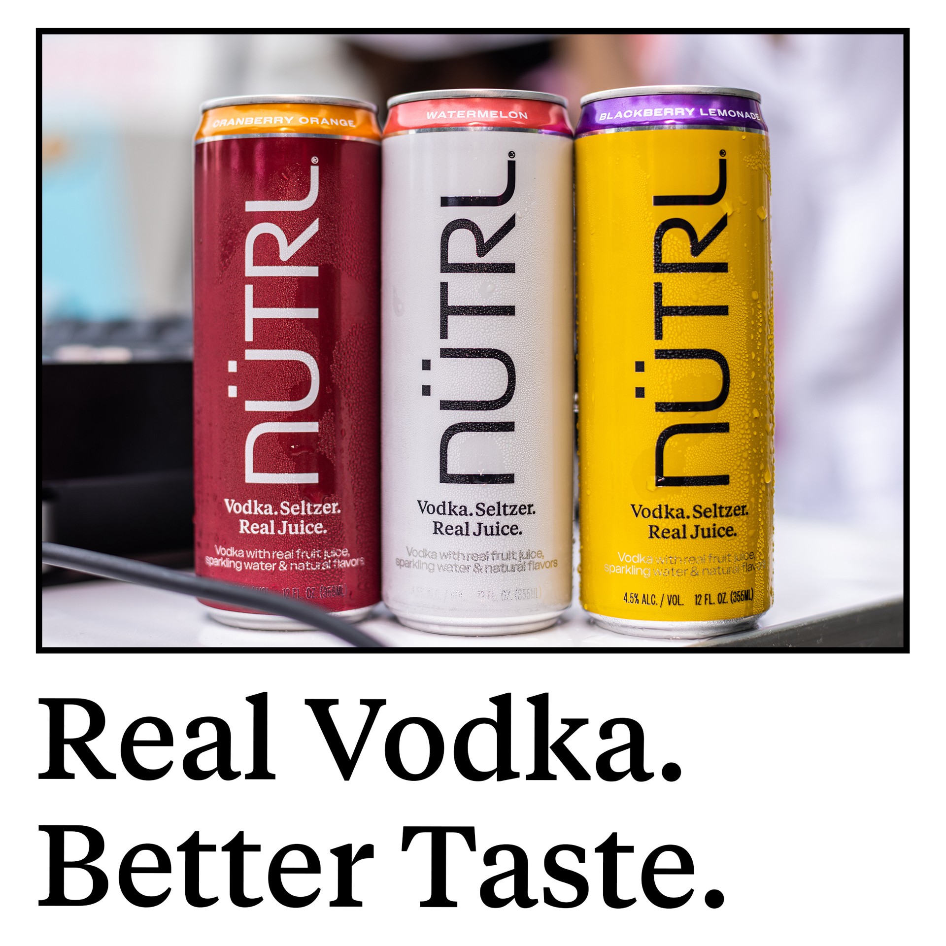 slide 6 of 6, Nutrl Cranberry Vodka Seltzer Variety Pack 8 - 12 fl oz Cans, 96 fl oz