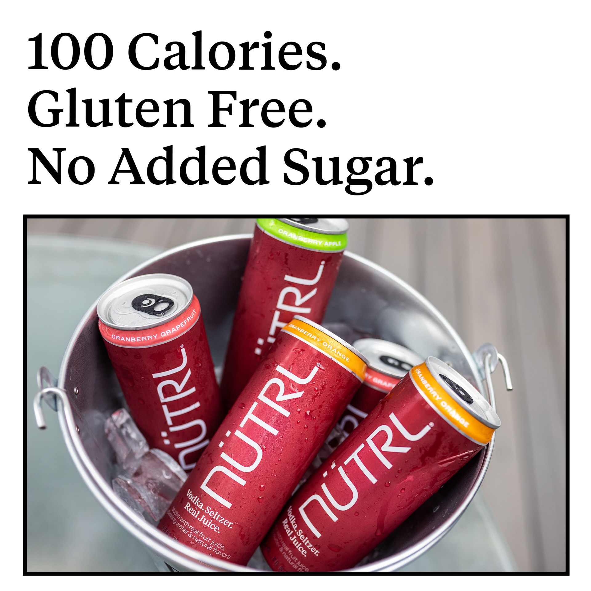 slide 3 of 6, Nutrl Cranberry Vodka Seltzer Variety Pack 8 - 12 fl oz Cans, 96 fl oz