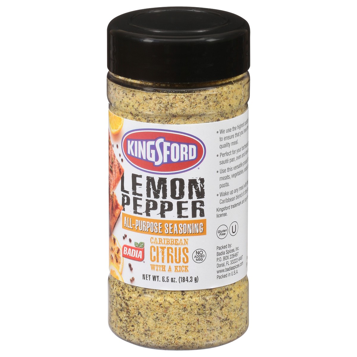 slide 7 of 9, Kingsford Badia Lemon Pepper, 6.5 oz