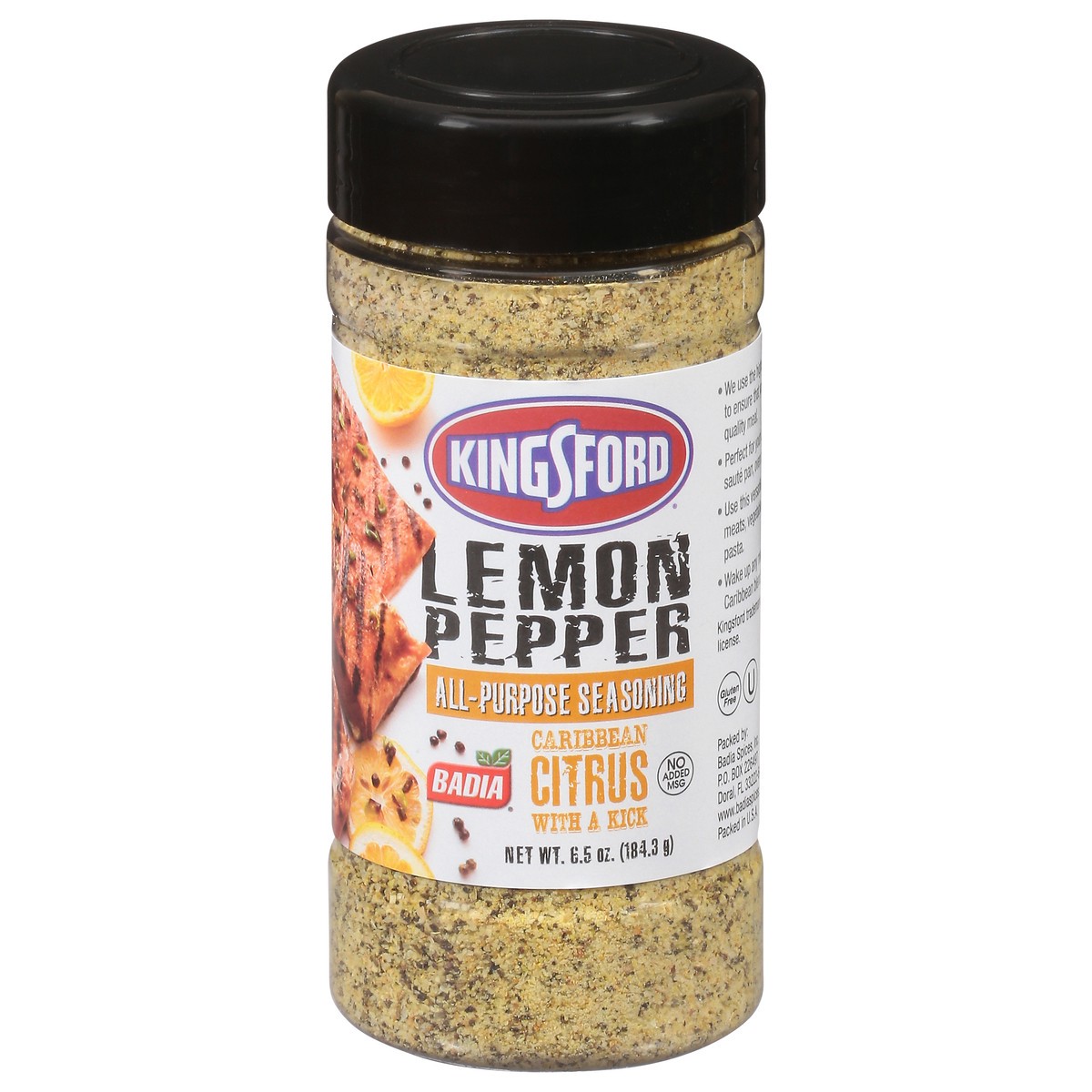 slide 1 of 9, Kingsford Badia Lemon Pepper, 6.5 oz