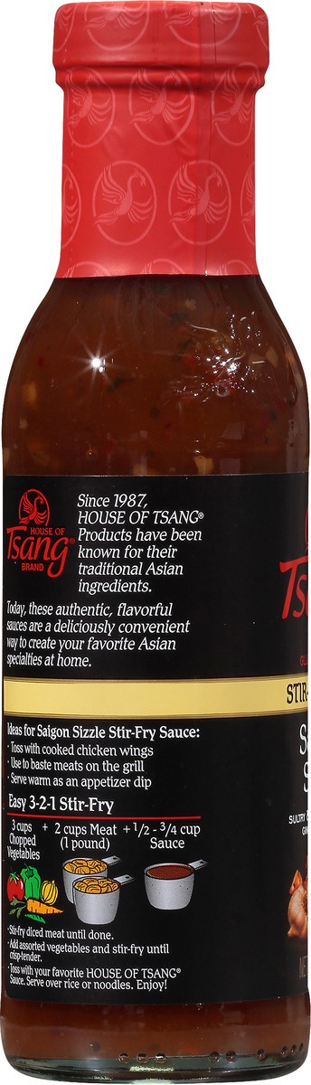 slide 6 of 13, House of Tsang Saigon Sizzle Stir-Fry Sauce 12 oz, 12 oz