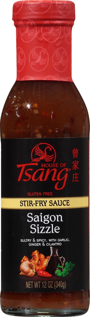 slide 1 of 13, House of Tsang Saigon Sizzle Stir-Fry Sauce 12 oz, 12 oz