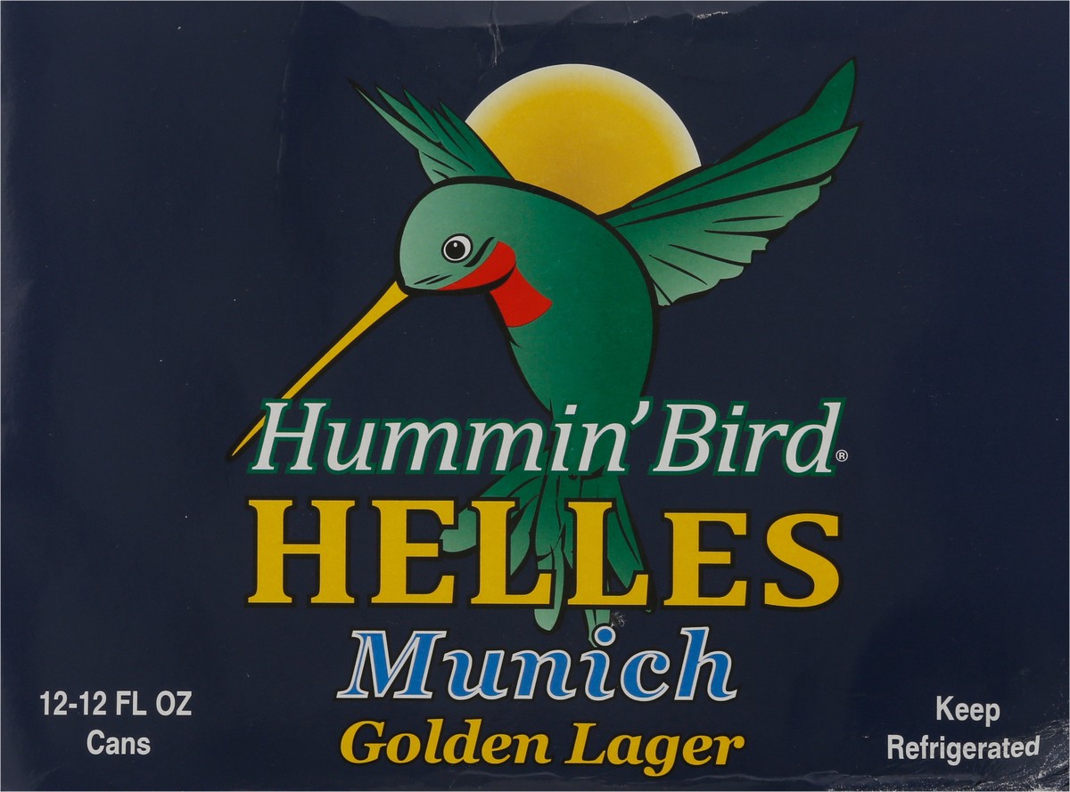 slide 9 of 9, Hummin' Bird Helles Golden Lager Munich Beer 12 - 12 fl oz Cans, 12 ct