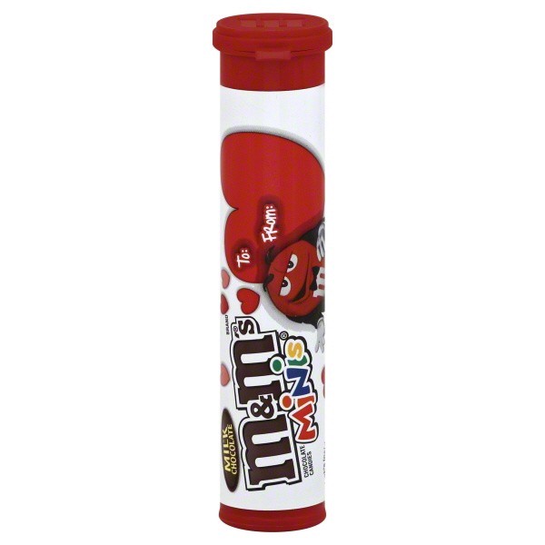 slide 1 of 1, Val-M&M Mc Minis Mega Tubes, 1.77 oz