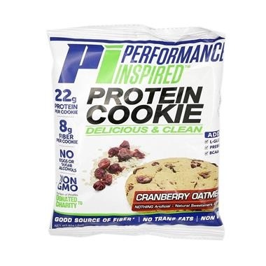 slide 1 of 1, Performance Inspired Nutrition Performance Inspired Protein Cookie Cranberry Oatmeal, 3 oz