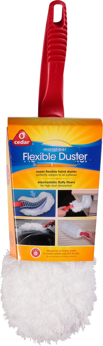 slide 3 of 10, O-Cedar Microfiber Flexible Duster 1 1 ea Sleeve, 1 ct