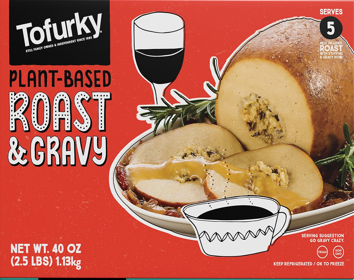 slide 4 of 11, Tofurky Roast and Gravy Combo, 40 oz