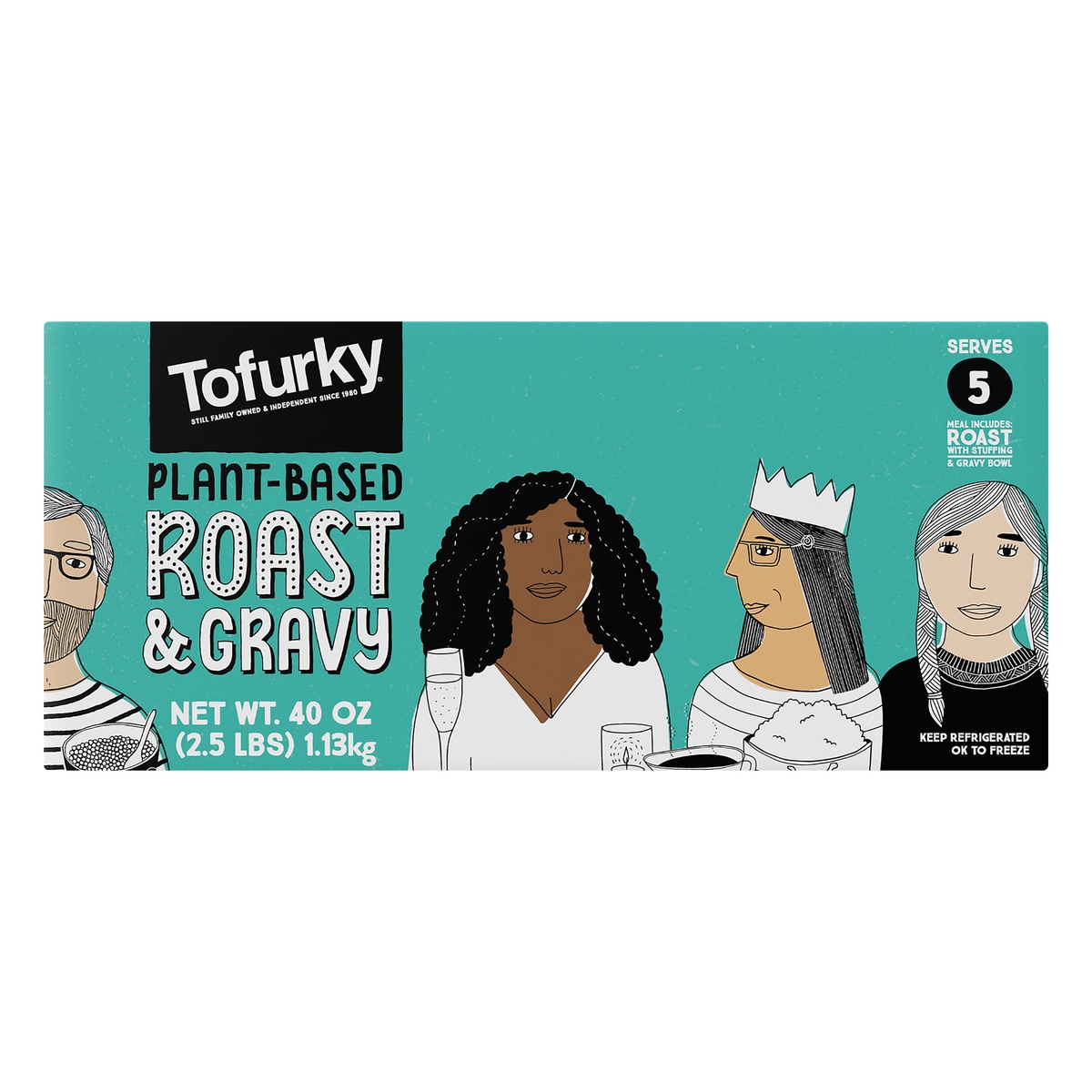 slide 1 of 1, Tofurky Plant-Based Roast & Gravy 40 oz, 40 oz