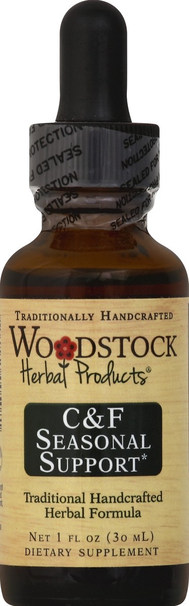 slide 2 of 2, Woodstock Herbal Products C&F Seasonal Support 1 oz, 1 oz