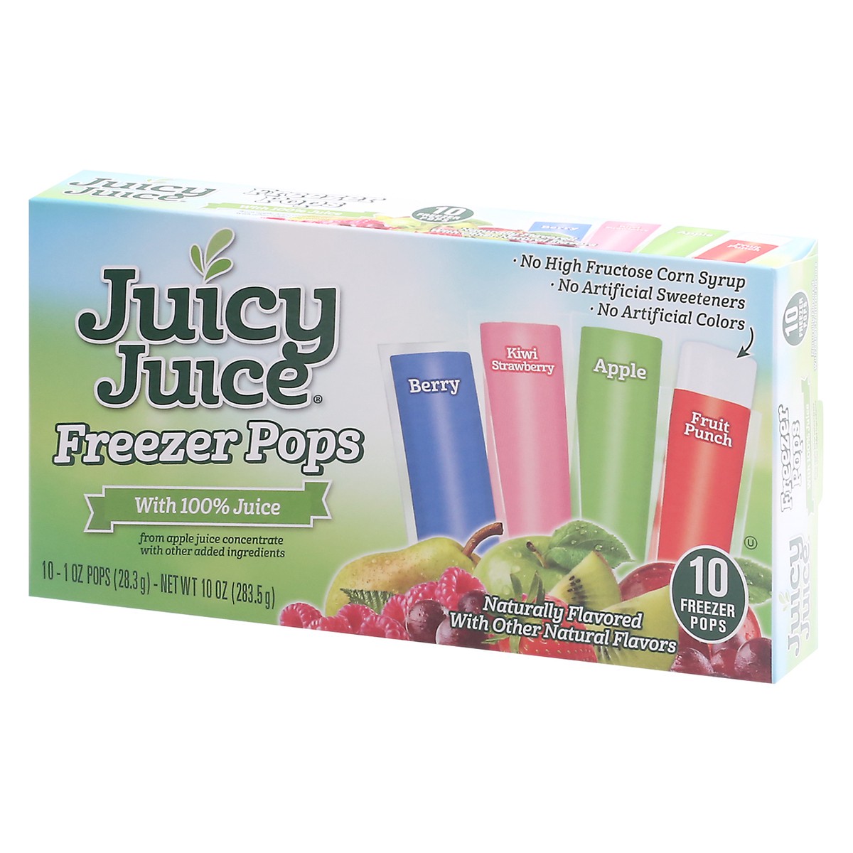 slide 5 of 13, Juicy Juice 10 Pack Berry/Kiwi Strawberry/Apple/Fruit Punch Freezer Pops 10 ea, 10 ct