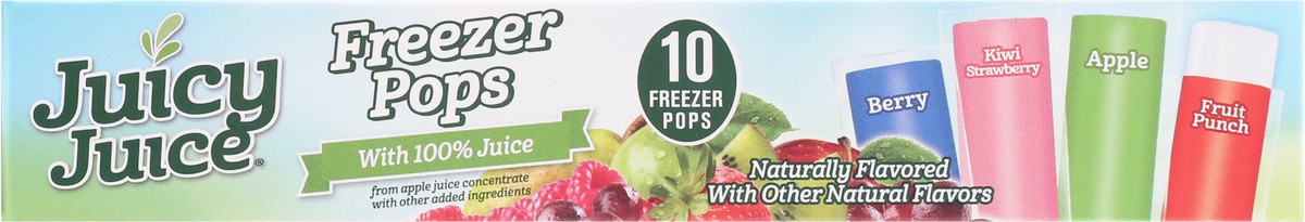 slide 6 of 13, Juicy Juice 10 Pack Berry/Kiwi Strawberry/Apple/Fruit Punch Freezer Pops 10 ea, 10 ct