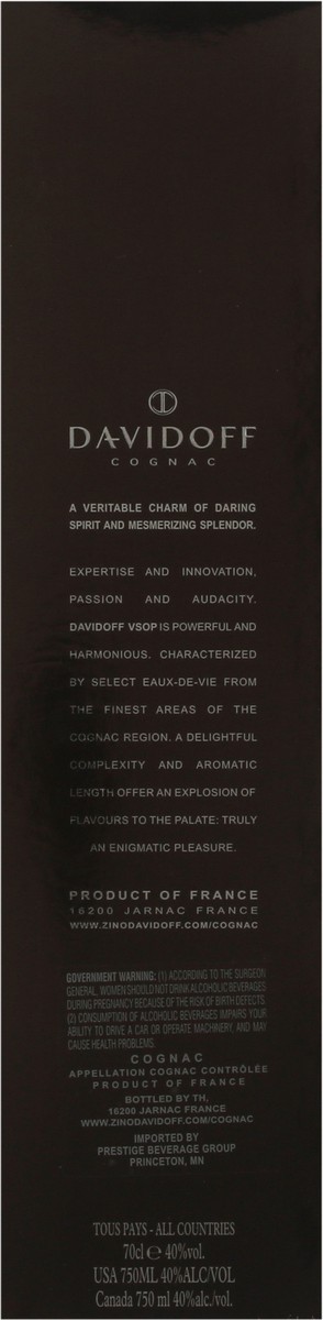 slide 7 of 9, Davidoff VSOP Cognac 750 ml, 750 ml
