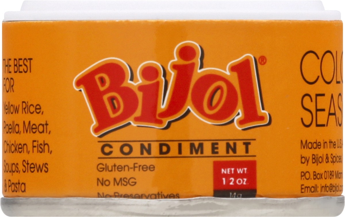 slide 2 of 13, Bijol Coloring & Seasoning Condiment 1.2 oz, 0.5 oz