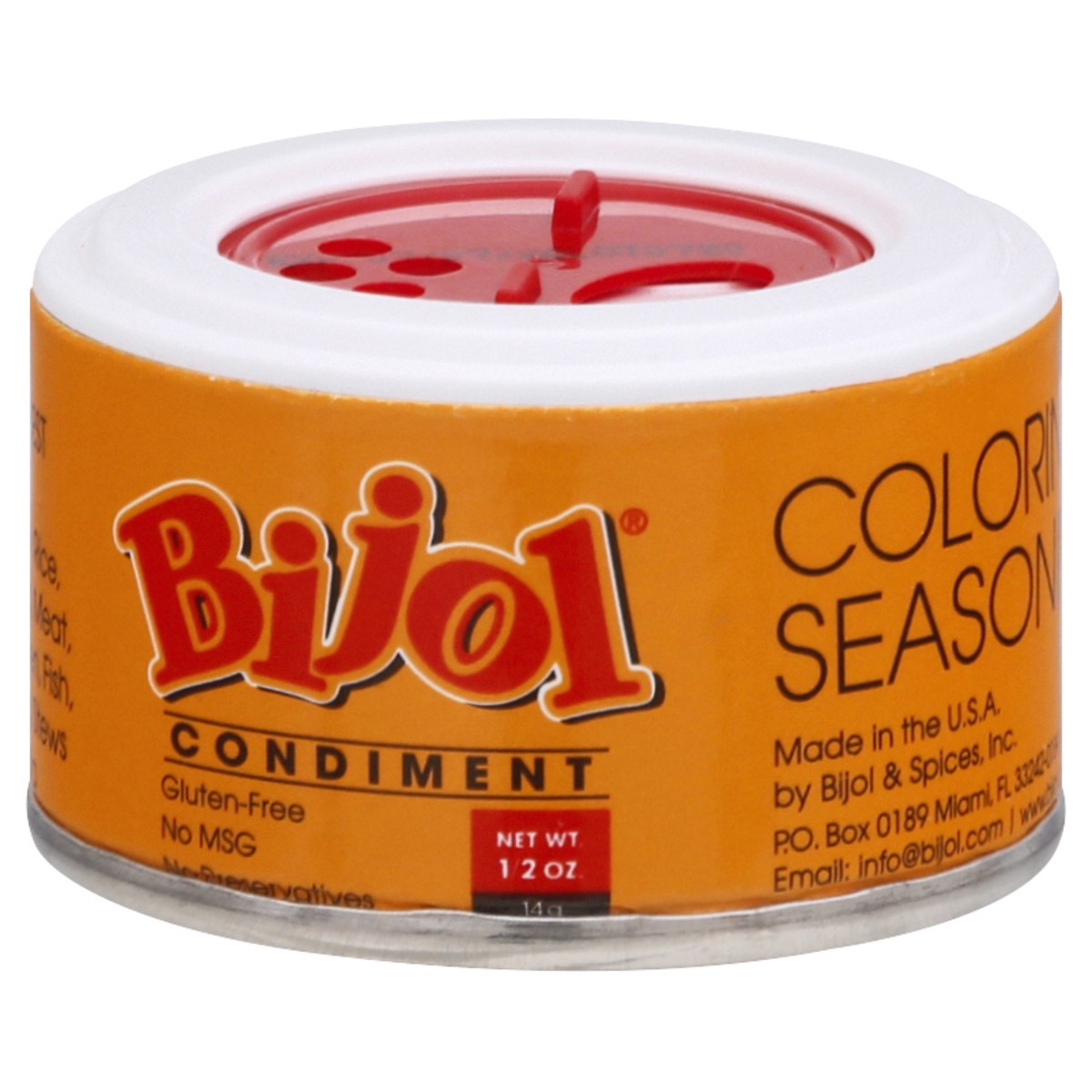slide 12 of 13, Bijol Coloring & Seasoning Condiment 1.2 oz, 0.5 oz