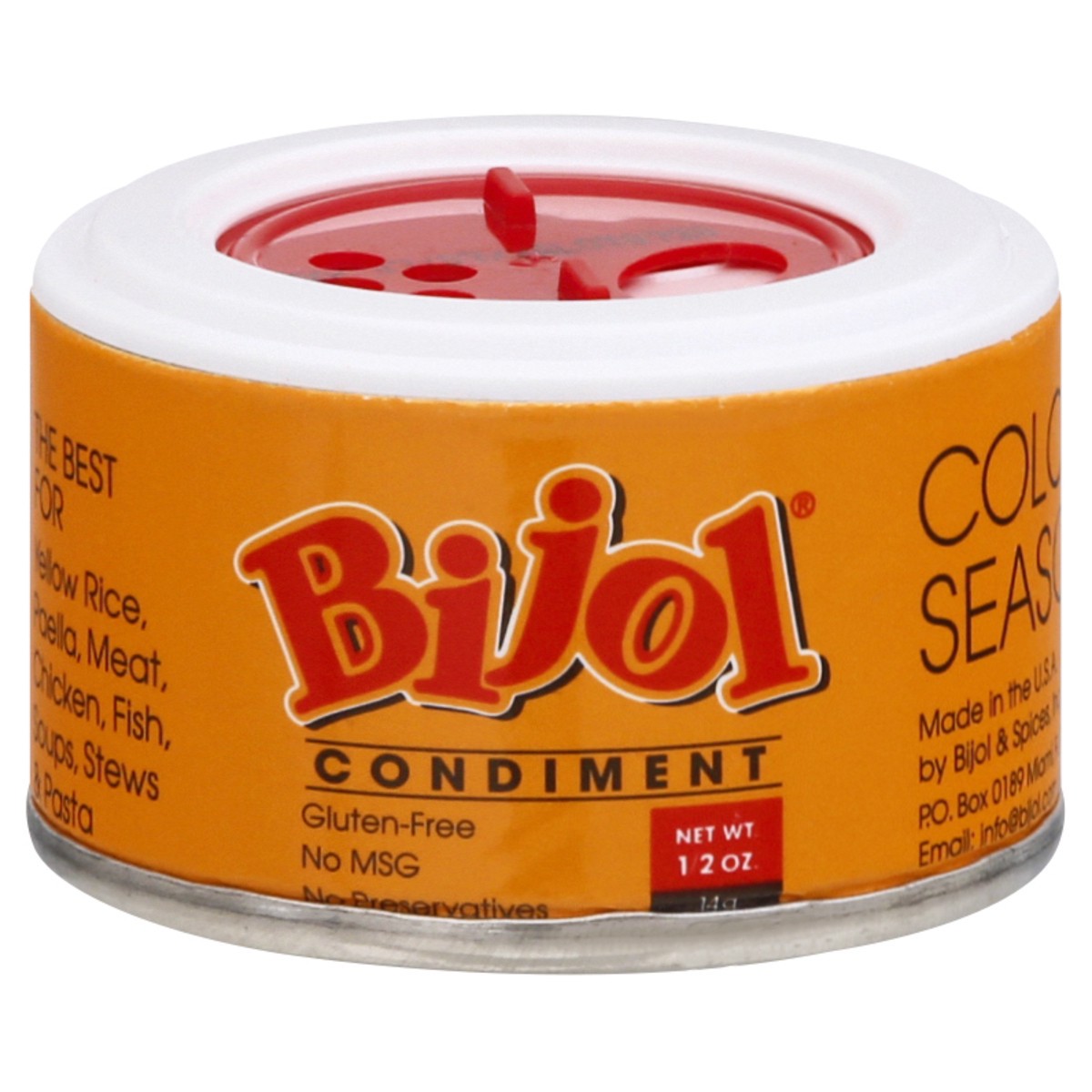 slide 13 of 13, Bijol Coloring & Seasoning Condiment 1.2 oz, 0.5 oz