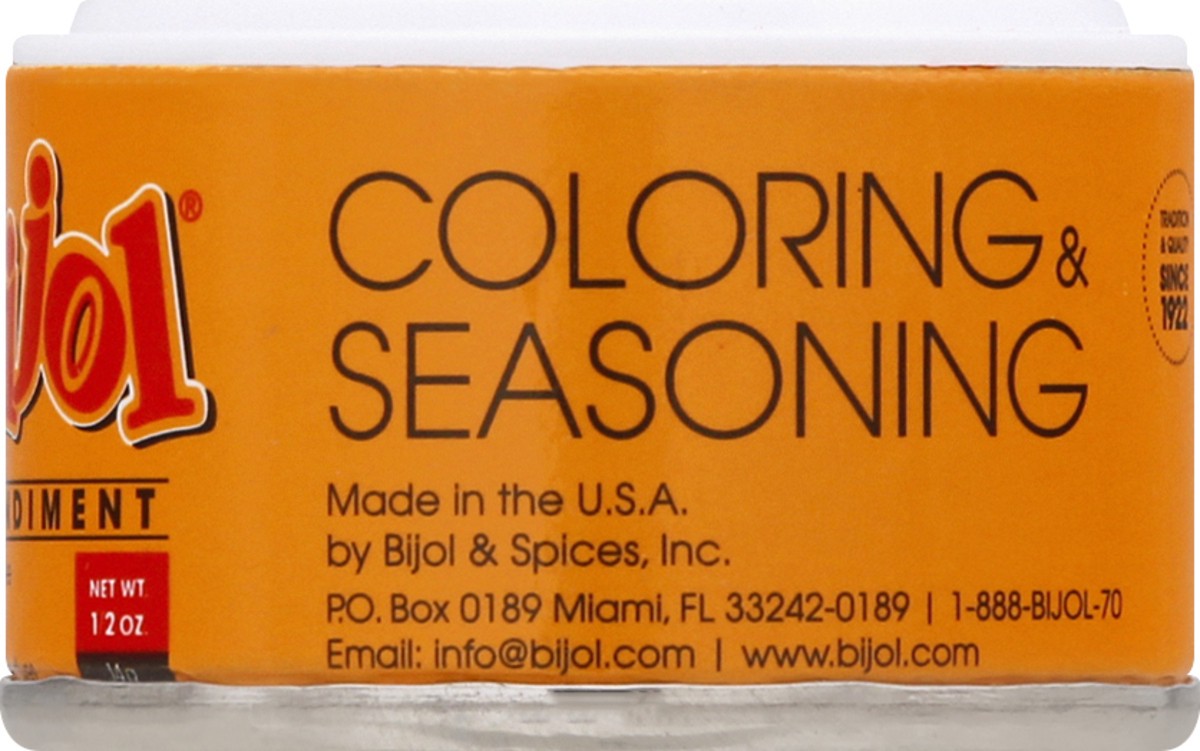 slide 9 of 13, Bijol Coloring & Seasoning Condiment 1.2 oz, 0.5 oz