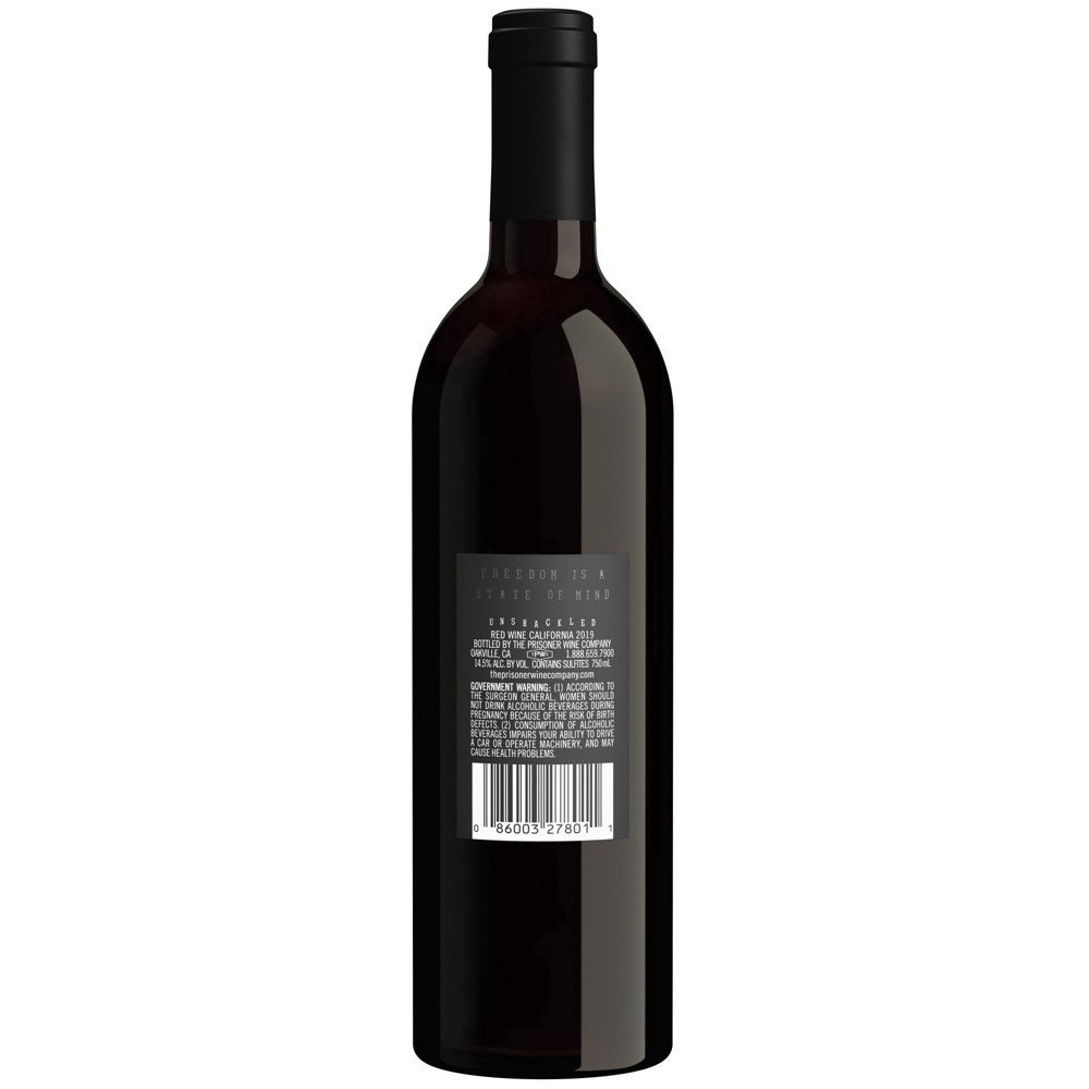 slide 2 of 29, Unshackled Red Blend Red Wine by The Prisoner Wine Company, 750 mL Bottle, 25.35 fl. oz