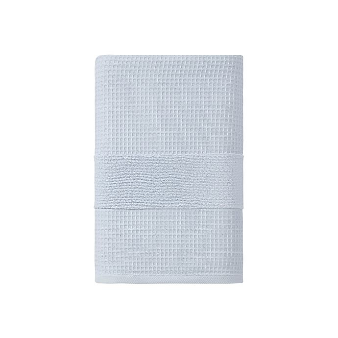 slide 1 of 1, Haven Organic Cotton Waffle & Terry Bath Towel - Grey Down, 1 ct