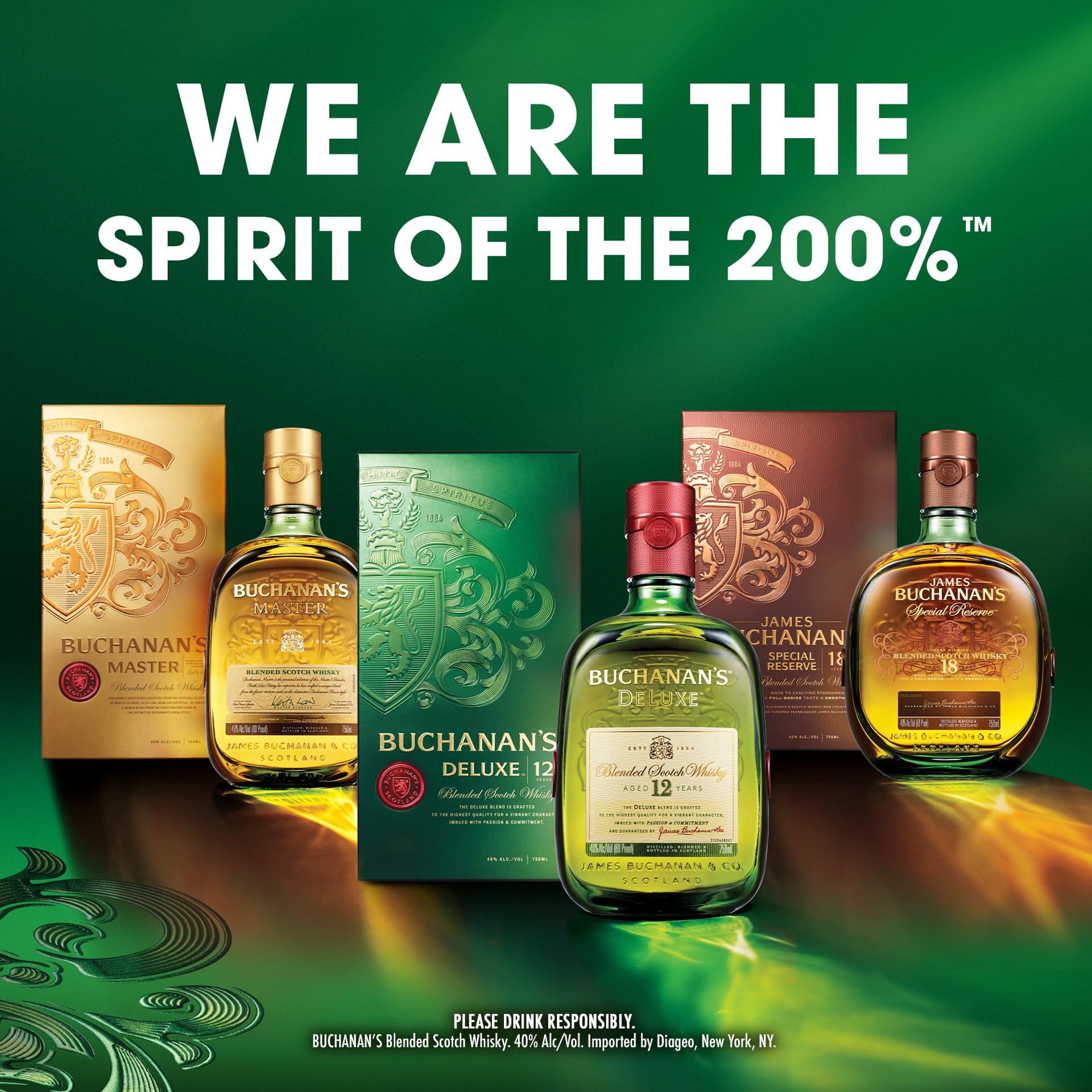 slide 5 of 6, Buchanans W Dominos Set, 750 ml