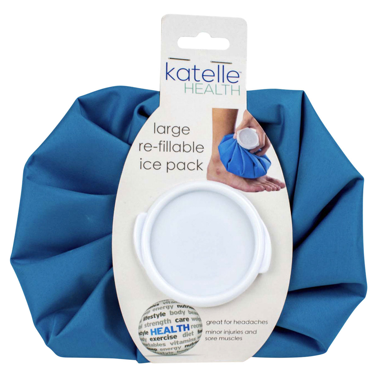 slide 1 of 9, Katelle Health Re-Fillable Ice Pack, Large, 1 ct