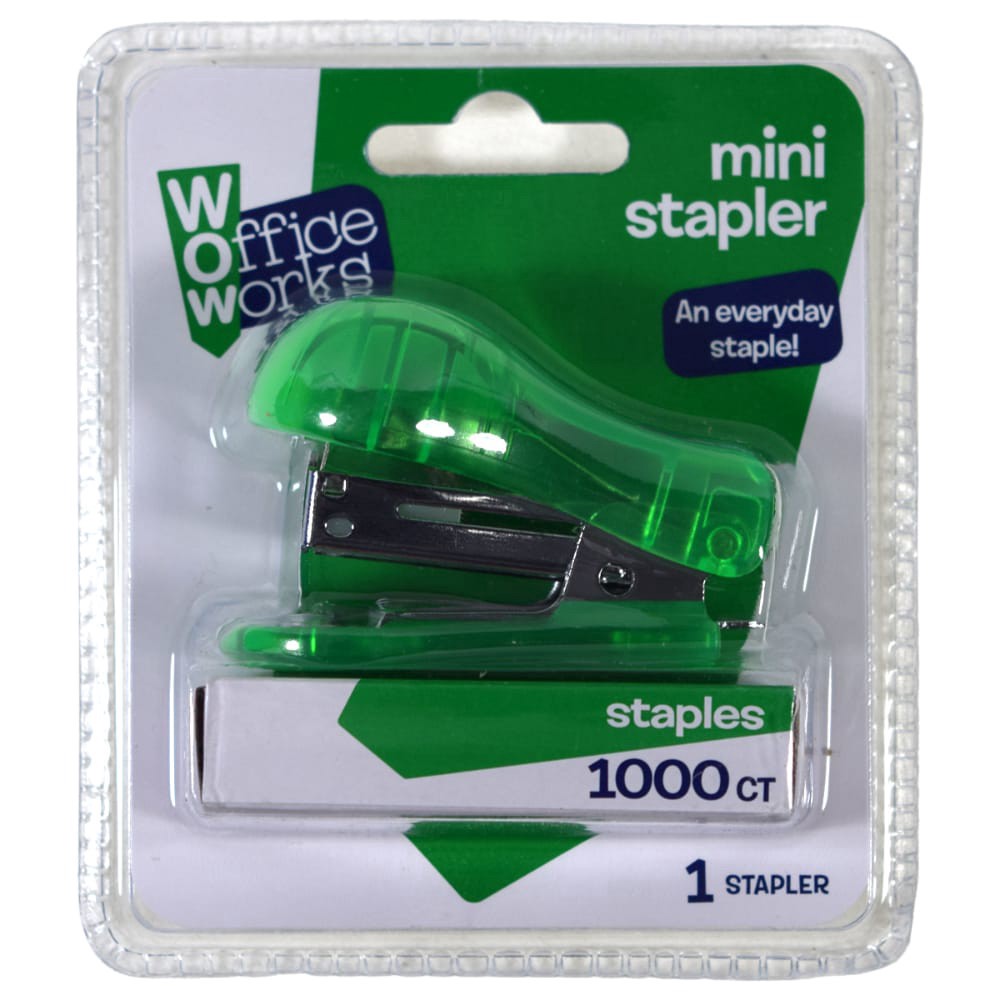 slide 2 of 2, Office Works With Staples Mini Stapler, 1 ct