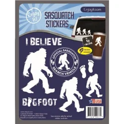 Enjoy It Sasquatch Car Stickers