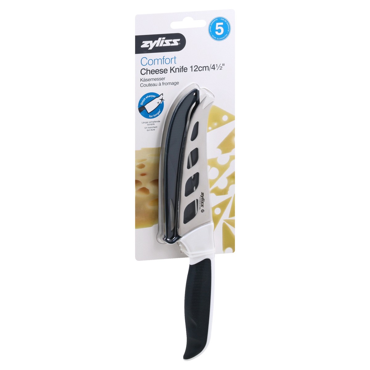 slide 7 of 11, Zyliss 4-1/2 Inches Comfort Cheese Knife 1 ea, 