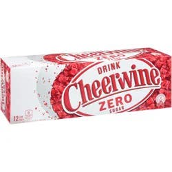 Cheerwine 12 Can Pack Zero Sugar Soft Drink - 12 ct