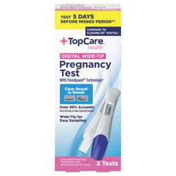 TopCare Health Digital Wide-Tip Pregnancy Test 2 ea