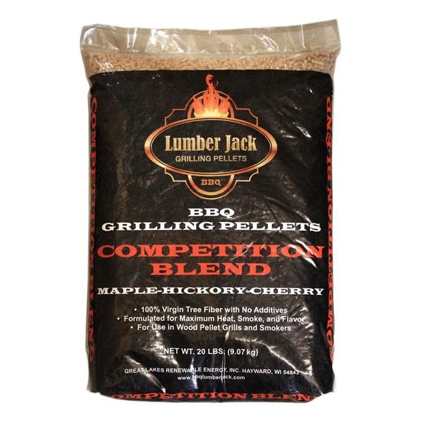 slide 1 of 1, Lumber Jack Competition Blend Maple Hickory Cherry BBQ Grilling Pellets, 20 lb